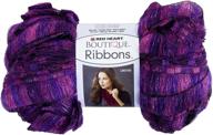 ❤️ vibrant and luxurious: red heart boutique ribbons yarn in aurora logo