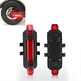 img 4 attached to LICHIFIT LED Strip Flashlight Bar Lamp Night Cycling Taillights Safety 🛴 Decoration Light for Mijia M365 Electric Scooter – Enhance Visibility for Safe Riding