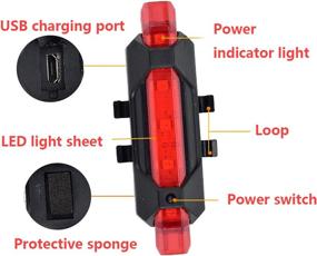 img 1 attached to LICHIFIT LED Strip Flashlight Bar Lamp Night Cycling Taillights Safety 🛴 Decoration Light for Mijia M365 Electric Scooter – Enhance Visibility for Safe Riding