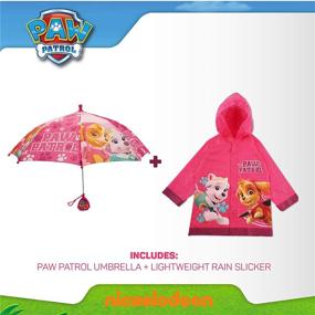img 2 attached to Nickelodeon Patrol Slicker Umbrella Rainwear Umbrellas in Stick Umbrellas