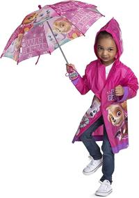 img 3 attached to Nickelodeon Patrol Slicker Umbrella Rainwear Umbrellas in Stick Umbrellas