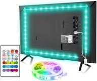 bason tv led backlight, 6.56ft led lights for 32-58 inch tvs, usb led strip game light with 4096 customizable colors, remote control, tv lights for room decor, tv bias light kit логотип