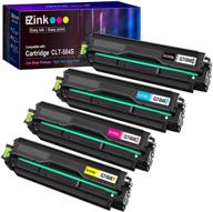 🖨️ e-z ink (tm) compatible toner cartridge replacement for samsung 504 504s clt-k504s clt-504s clt-m504s clt-c504s clt-y504s - 4 pack compatible with sl-c1860fw, sl-c1810w, clp-415nw, clx-4195fw printer tray logo