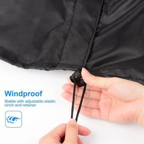 img 3 attached to iRhodesy Central Air Conditioner Cover: Waterproof & Windproof, Durable Fabric, Fits 36 x 36 x 39 Inches, with Storage Bag