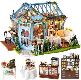 img 4 attached to 🏠 CUTEBEE Dollhouse Furniture: Enhancing Miniature Movement