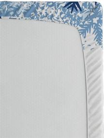 img 1 attached to ❄️ Ambesonne Winter Fitted Sheet - Winter Scene with Deer, Frozen Trees, Snow, Christmas Season Pine Trees & Bushes - Bed Cover with Deep Pocket and Elastic for Comfort - Twin XL Size in White Blue