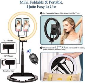 img 2 attached to MOSHNOLY Foldable Streaming Photography Compatible