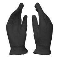 black gloves large 10 pair logo