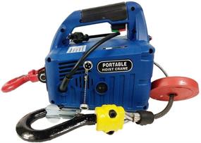 img 1 attached to 📦 Wire-Controlled Electric Hoist – INTBUYING 992Lb 25Ft 110V Electric Winch, Portable Household Hoist with 1500W Power