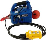 📦 wire-controlled electric hoist – intbuying 992lb 25ft 110v electric winch, portable household hoist with 1500w power logo