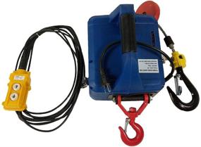 img 3 attached to 📦 Wire-Controlled Electric Hoist – INTBUYING 992Lb 25Ft 110V Electric Winch, Portable Household Hoist with 1500W Power