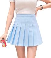 👗 stylish and flattering waisted pleated skater tennis uniforms for girls logo