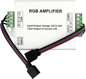 img 4 attached to 🔌 SUPERNIGHT(TM) RGB Signal Amplifier for SMD 3528 5050 LED Strip Light, 12V DC 12A Repeater