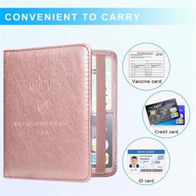 img 2 attached to 📝 ACdream Immunization Card Holder: Stylish Men's Accessory for Vaccination Documentation