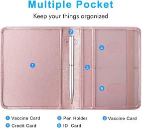 img 1 attached to 📝 ACdream Immunization Card Holder: Stylish Men's Accessory for Vaccination Documentation