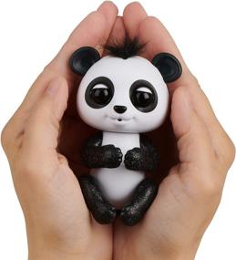 img 2 attached to 🐼 Fingerlings Glitter Panda Interactive Puppets & Puppet Theaters by WowWee