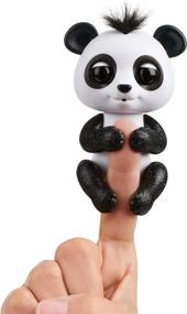 img 3 attached to 🐼 Fingerlings Glitter Panda Interactive Puppets & Puppet Theaters by WowWee