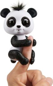 img 4 attached to 🐼 Fingerlings Glitter Panda Interactive Puppets & Puppet Theaters by WowWee