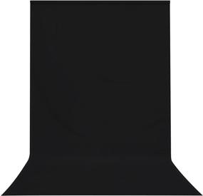 img 4 attached to LDGHO Backdrop Curtains: Versatile Photography Backdrops for Memorable Birthdays, Weddings, and Parties - Black 6X9ft Photo Studio Background