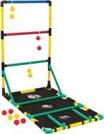 🏅 go! gater all weather 3-in-1 ladderball, bean bag toss, and washer toss set - ultimate outdoor game combo with easy setup, storage, and complete accessories логотип