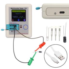 img 3 attached to 🔍 Pocket-Sized Multi-Function Tester with Colorful 3.5 inch TFT Display for Diodes, Triodes, Capacitors, Resistors, Transistors, LCR, ESR, NPN, PNP, MOSFET - LW21