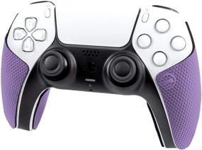 img 3 attached to 🎮 Enhanced Performance Grips for PlayStation 5 (PS5) Controller - Galaxy Purple