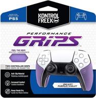 🎮 enhanced performance grips for playstation 5 (ps5) controller - galaxy purple logo