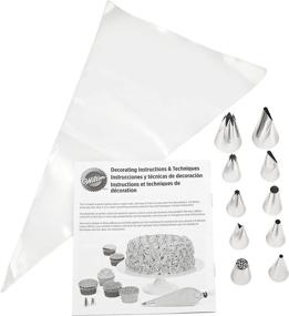 img 1 attached to Wilton Beginner's Buttercream Decorating Set: 20-Piece Cake Decorating Kit for Aspiring Bakers