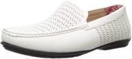 👞 men's stacy adams cicero perfed driving shoes: enhanced loafers & slip-ons logo