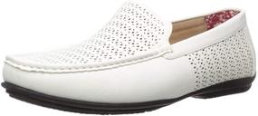 img 4 attached to 👞 Men's STACY ADAMS Cicero Perfed Driving Shoes: Enhanced Loafers & Slip-Ons