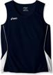 asics girls baseline jersey medium girls' clothing logo