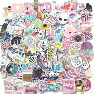 hawenny cute stickers pack - 156 pcs for teens, girls, women - laptop and water bottle decals - vinyl stickers waterproof logo