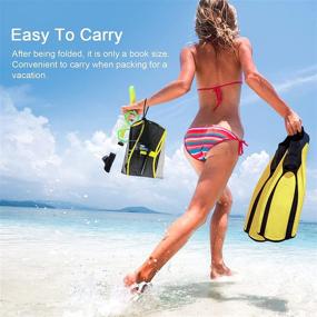 img 2 attached to 🏊 Rrtizan Adult Swim Vest: Portable Inflatable Snorkel Jacket for Water Sports Safety