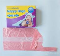 img 1 attached to 🌸 Ubbi Disposable Diaper Sacks: Lavender-Scented, Easy-to-Tie Tabs, Eco-Friendly, 200 Count review by Chris Wade