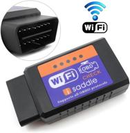 isaddle wifi wireless obd2 auto scanner: engine light check & can-bus diagnostic tool for windows, android, ios devices logo