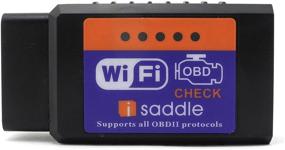 img 3 attached to iSaddle WiFi Wireless OBD2 Auto Scanner: Engine Light Check & CAN-Bus Diagnostic Tool for Windows, Android, iOS Devices