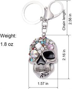 img 2 attached to 💎 Glam up your Style with LXSSLY Keychain Crystal Rhinestone Men's Accessories