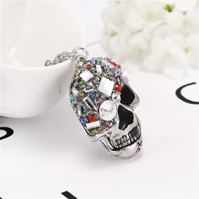 img 1 attached to 💎 Glam up your Style with LXSSLY Keychain Crystal Rhinestone Men's Accessories