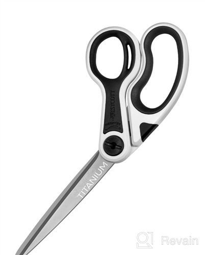 img 1 attached to ✂️ Titanium Bonded Scissors by Westcott, 8-inch review by Mario Panda