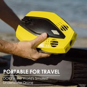 img 3 attached to 📷 CHASING Dory Underwater Drone: Palm-Sized 1080p Full HD Camera, Real Time Viewing, Remote Control, Portable Carrying Case, WiFi Buoy, 49 ft Tether, ROV