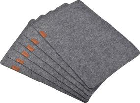 img 4 attached to Enhanced Furnily Placemats: High Absorbency and Table Resistant