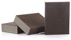 img 2 attached to 3 Pack Sanding Sponge Blocks for Furniture Buffing and Household Cleaning - VizGiz Polish Sponge Grinding Sandpaper Pad for Kitchen, Bathroom, Car, Pot, Pan Cleaning - Non-Scratch Scrub with Grit Abrasive Brush