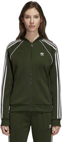 img 4 attached to 👚 Superstar Track Jacket for Women by adidas Originals