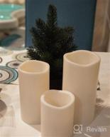 картинка 1 прикреплена к отзыву 🕯24-пачка Безогонные Вотивные свечи, Аккумуляторные Светодиодные свечи тёплого белого цвета для свадеб, столов, празднования, Хэллоуина, рождественского украшения - Безогонное трепетание электрической свечи. от Kim Sanchez