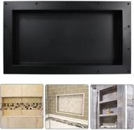 🚿 suteck shower niche tile ready 16" x 28", single shelf recessed niche for bathroom storage and shower organization logo