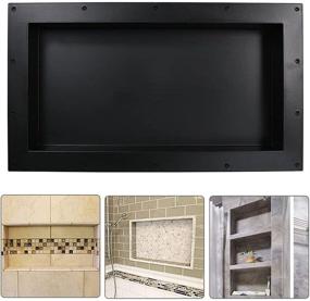 img 4 attached to 🚿 Suteck Shower Niche Tile Ready 16" x 28", Single Shelf Recessed Niche for Bathroom Storage and Shower Organization