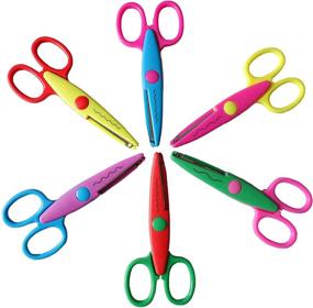img 4 attached to Scissors Different Patterns Teachers Scrapbooking