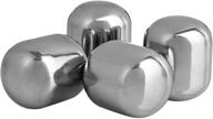 lily's home sw283 wine chilling pearls: hand polished stainless steel set of 4 - keep your wine perfectly chilled! логотип