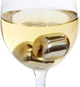 img 1 attached to Lily's Home SW283 Wine Chilling Pearls: Hand Polished Stainless Steel Set of 4 - Keep Your Wine Perfectly Chilled!