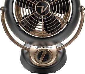 img 2 attached to 🌀 Винтажный ганметаллический вентилятор Vornado VFAN Petite Alchemy - классическое чудо охлаждения (CR1-0279-102)